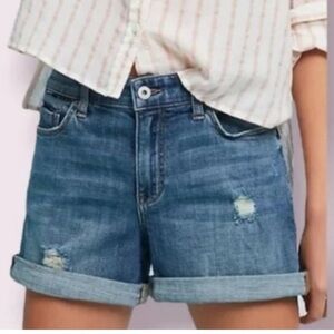 Pilcro and the Letterpress Distressed Denim Shorts  size 27